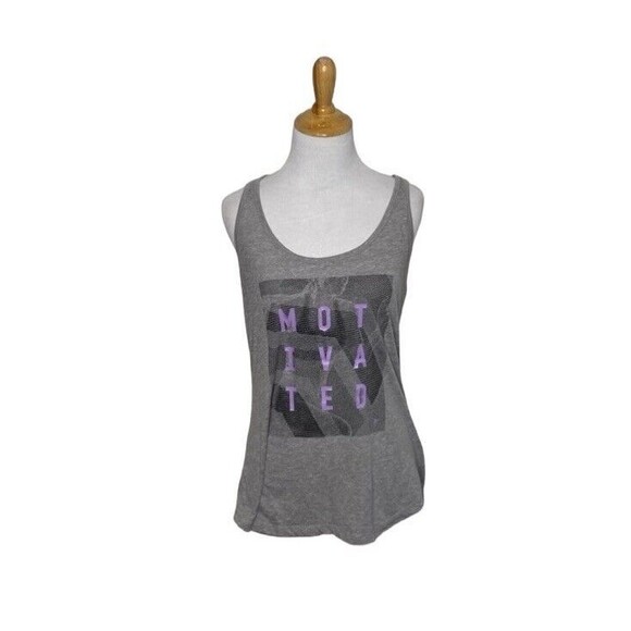 Old Navy Active Motivated Purple and Grey Gray Tank Top Womens Size Medium - Picture 6 of 6